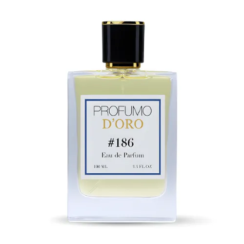 Profumo Doro 186 – edler Flakon mit fruchtig-würzigem Eau de Parfum aus Vanille, Holz und exotischen Gewürzen